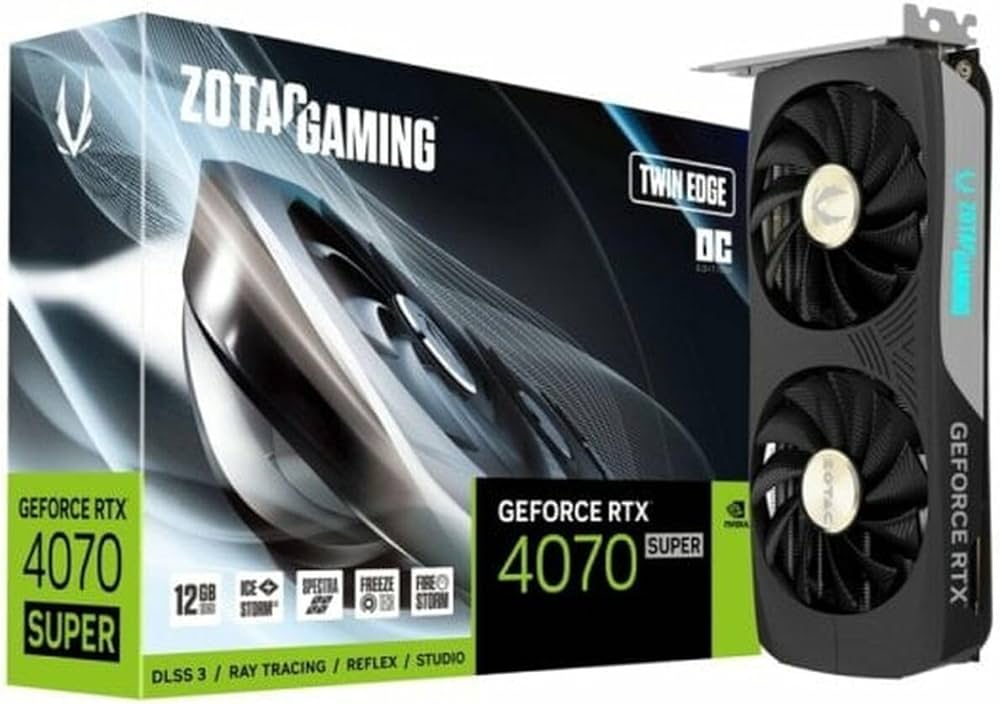 さ*ち様 ZOTAC GAMING RTX 4070 12GB VGA ZOTAC GeForce® RTX 4070 SUPER 12GB Twin Edge OC : Amazon.pl